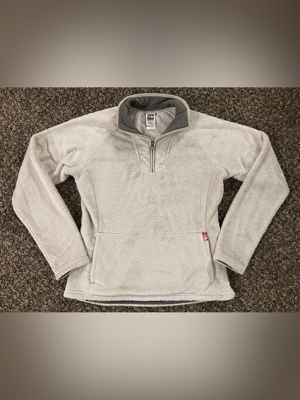 Rare VTG THE NORTH FACE High Pile Sherpa Fleece 1/4 Zip Pullover Jacket 2010s M